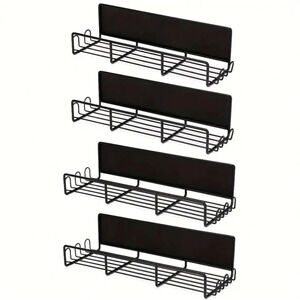 Magnetic Shelving - 4 Racks w/ Hooks